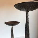 Candle holder brutalist brutalist vintage
