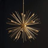 Chandelier ceiling light, antique (AC, Brass)