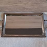 Vintage liqueur service from the 50s/60s — Decanter, 9 pastel glasses & tray