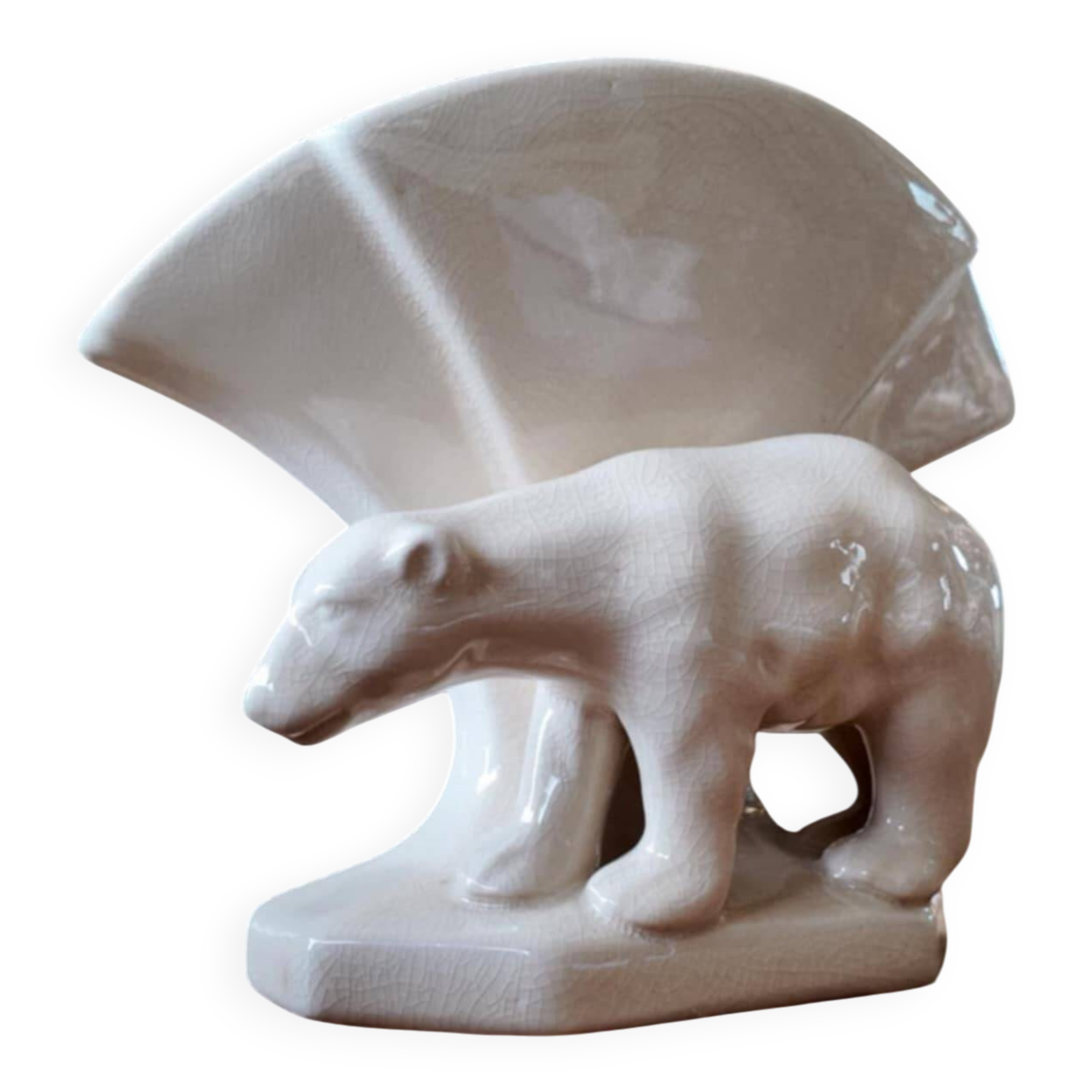 Bear vase in ceramic