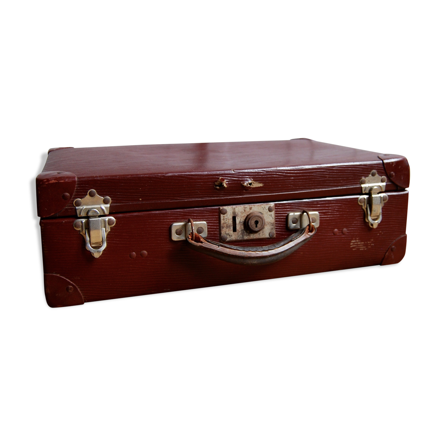 "The favorite" bordeaux vintage suitcase