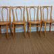 4 bentwood bistro chairs in the Thonet style