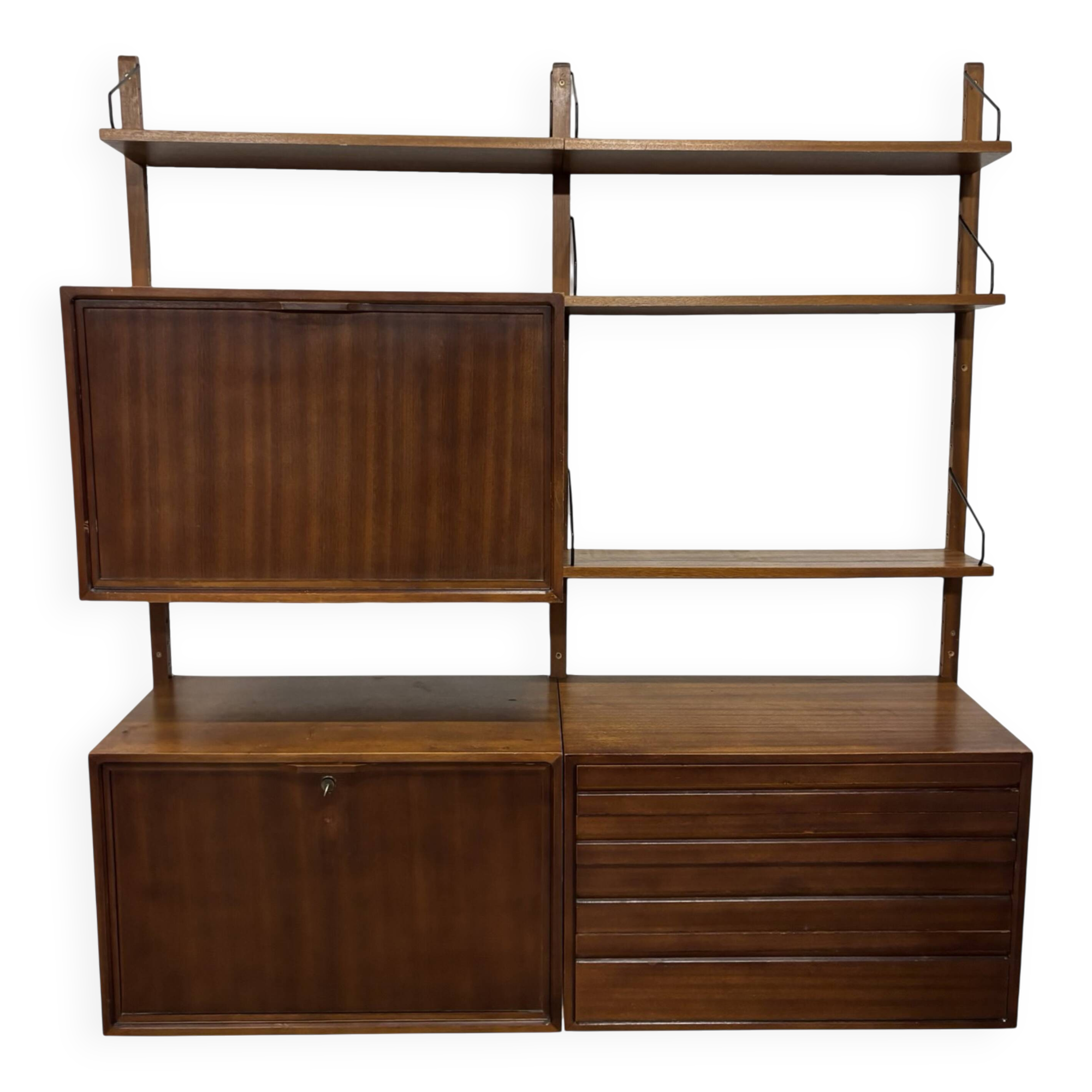 Vintage Poul Cadovius Royal System wall system wall unit