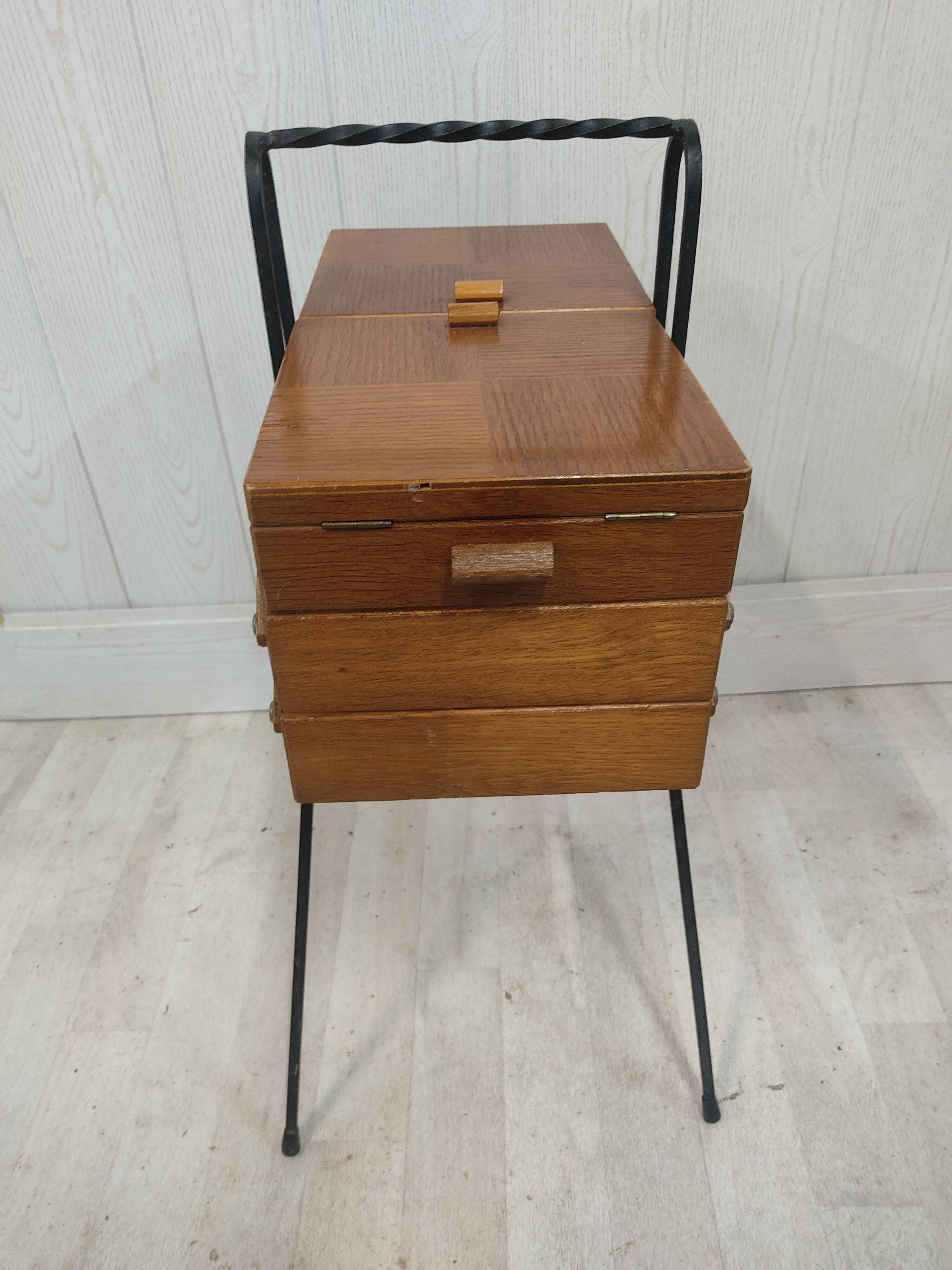 Vintage worker compass feet