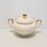Tea service in earthenware, by Villeroy and Boch, Rhône model.