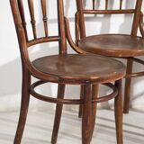 Anciennes chaises Thonet en bois courbé (vers 1920). Ensemble 4 pièces #14