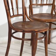 Antique Thonet bentwood chairs (circa 1920). Set of 4 pieces #14