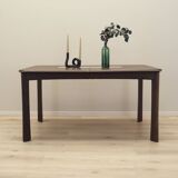 Oak table, Danish design, 1970s, manufacturer: Uldum