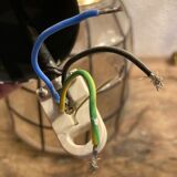 Glashuette Limburg 4184 pendant in glass, 1960