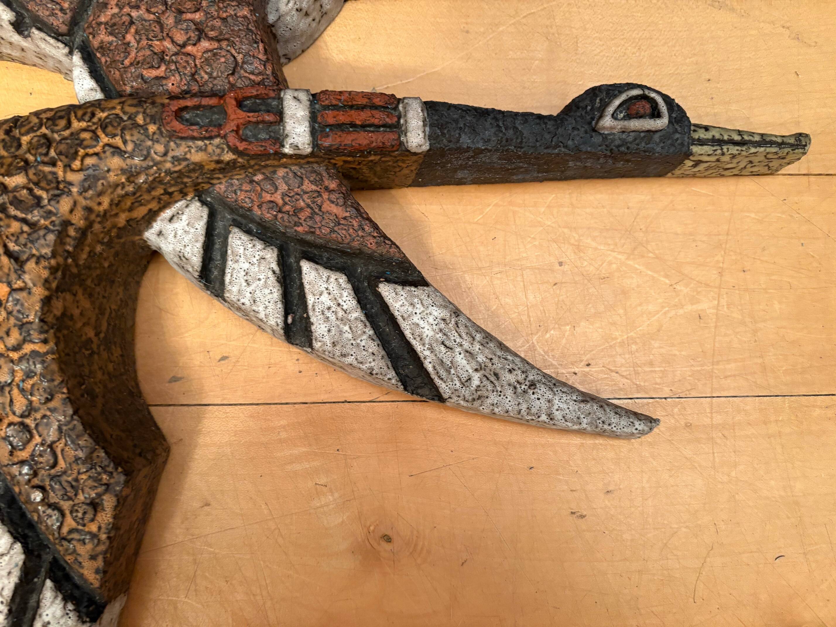 Ceramic wall decoration designed by Joop Puntman, AMHA, Netherlands, 1950s/