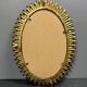 Midcentury bohemian Hollywood Regency Spanish gilt metal sun mirror, 1960s
