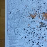 Map of Paris, 1964