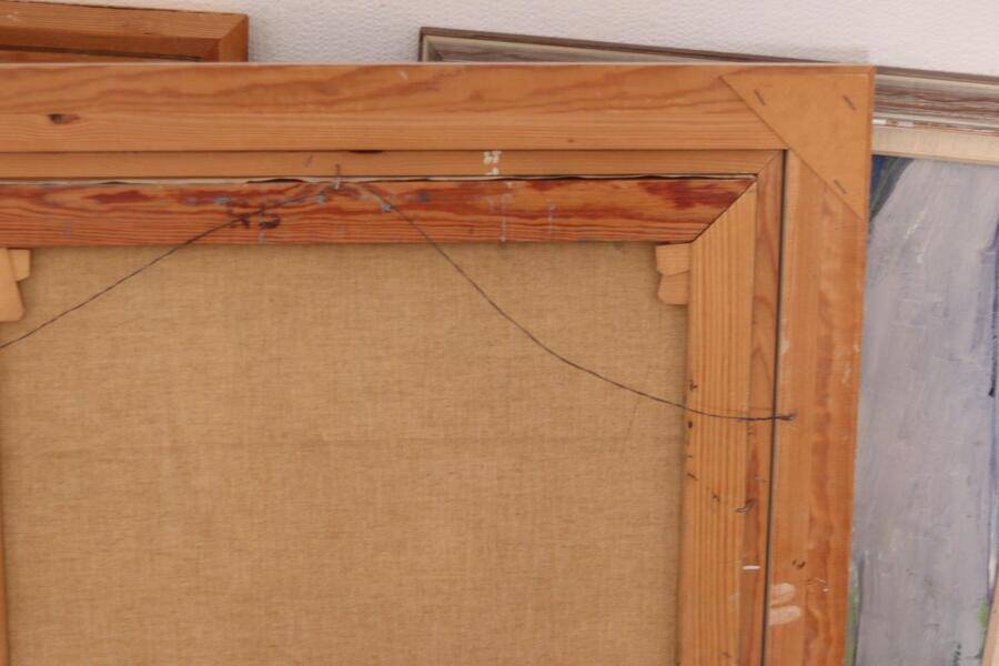 Original mid-century Swedish oil on canvas – “Still Life” by Arthur Nilsson – vintage & framed – 62 × 71 cm