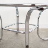 Table basse en verre, design danois, années 1970, production : Danemark