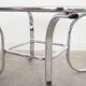 Glass coffee table, Danish design, 1970s, production: Denmark