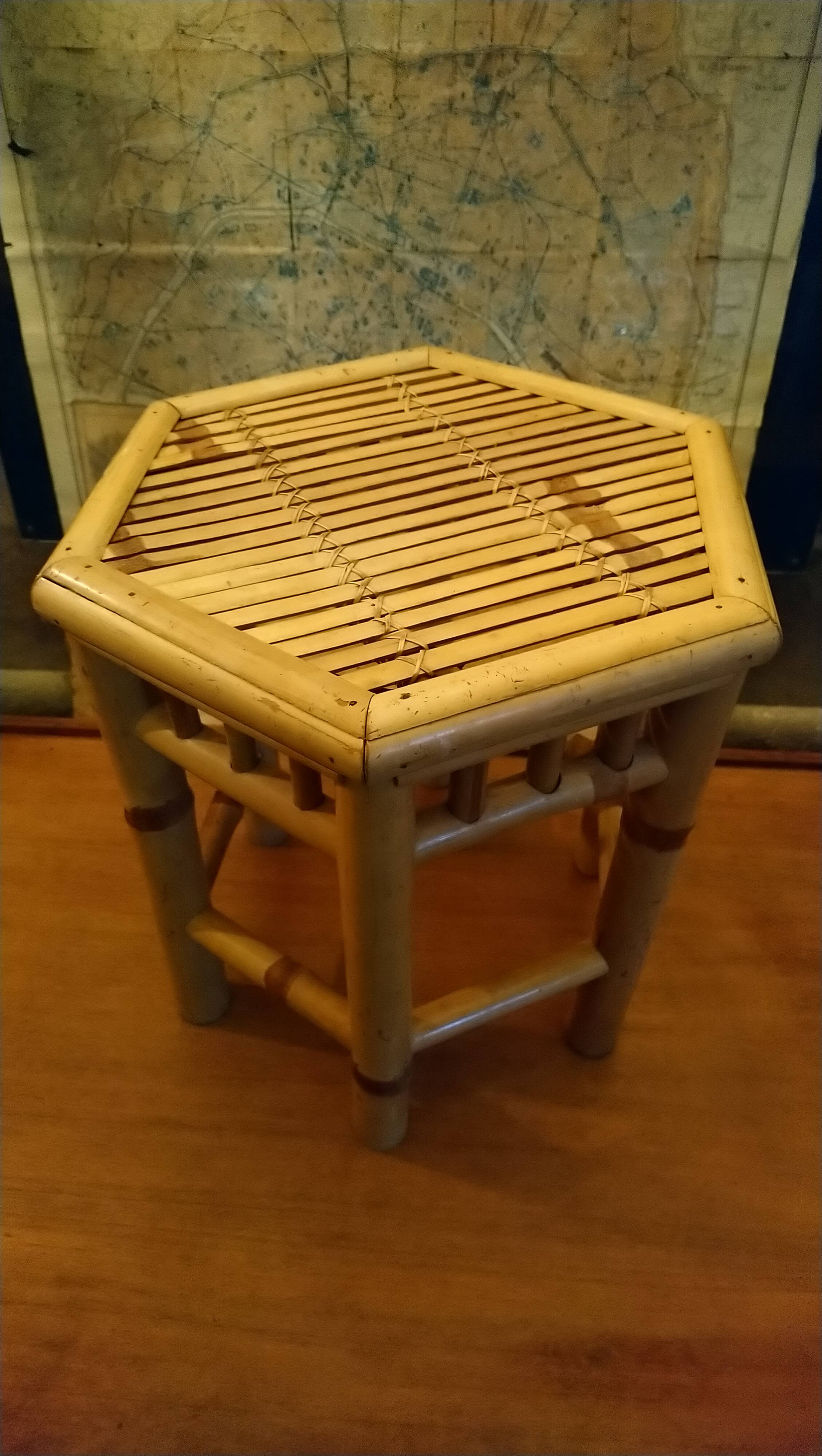 Side table, stool, bamboo plant stand