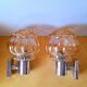 Pair of Helena Tynell bubble wall lights from the 70s