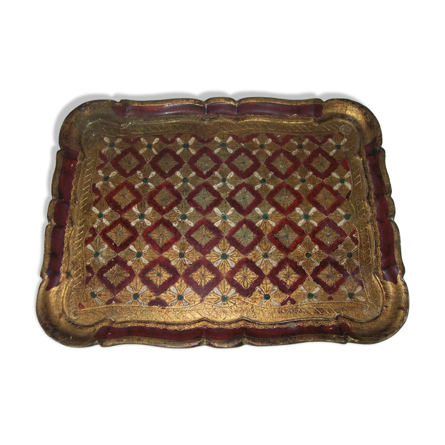 Venetian-style vintage platter