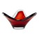 Ruby platter, Murano glass, Italian design, 1960s, made in Italy