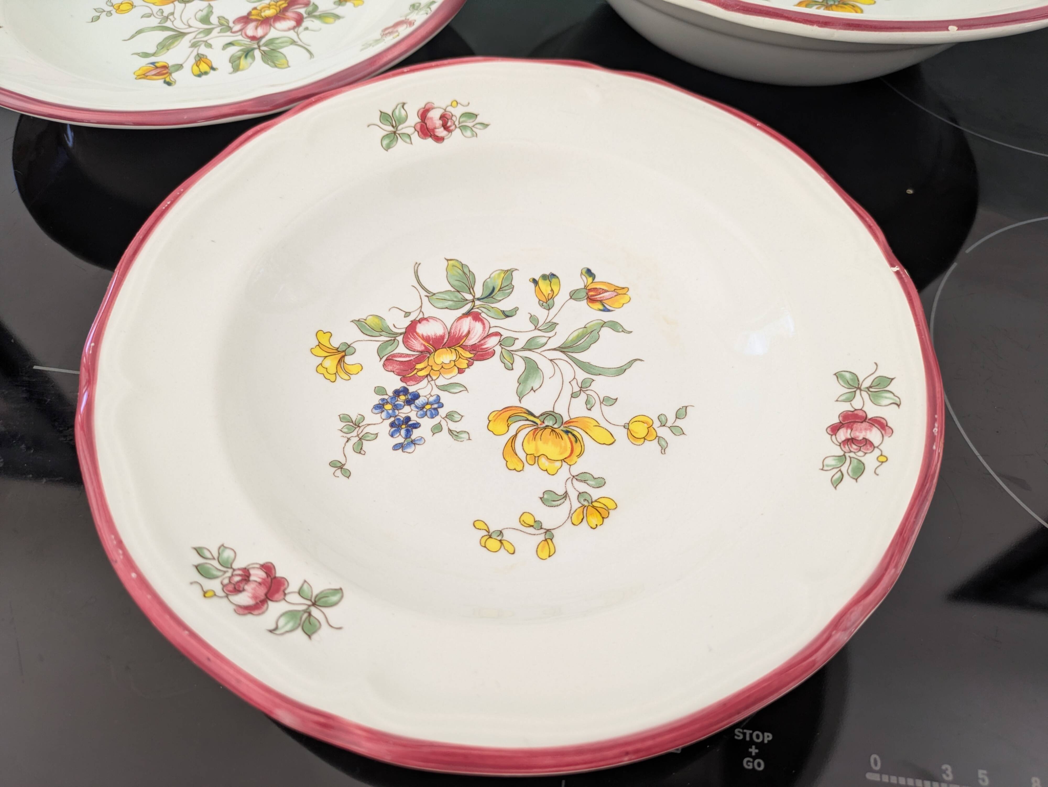 Vaisselle vintage Ceramica Quadrifoglio