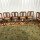 Suite of 6 chairs art deco period