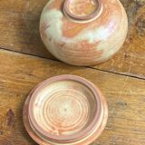 Sugar bowl, glazed stoneware sweet jar