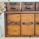 Craft furniture with drawers