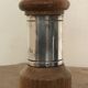 MOULIN à POIVRE, Poivrier Vintage PEUGEOT en BOIS et MÉTAL argenté ORFÈVRERIE CHRISTOFLE