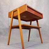 Table TV en chêne Jiràk par Drevotex, Vintage Tchèque 1960