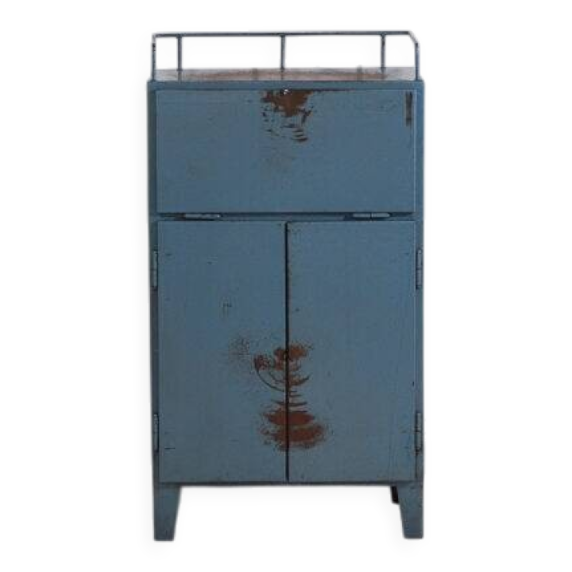 Armoire d’atelier vintage en métal (c.1950)