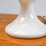 Pair of white ml1 table lamps by ingo maurer for m-design
