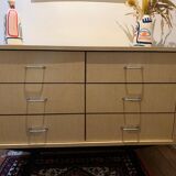 Vintage Formica Double Chest of Drawers