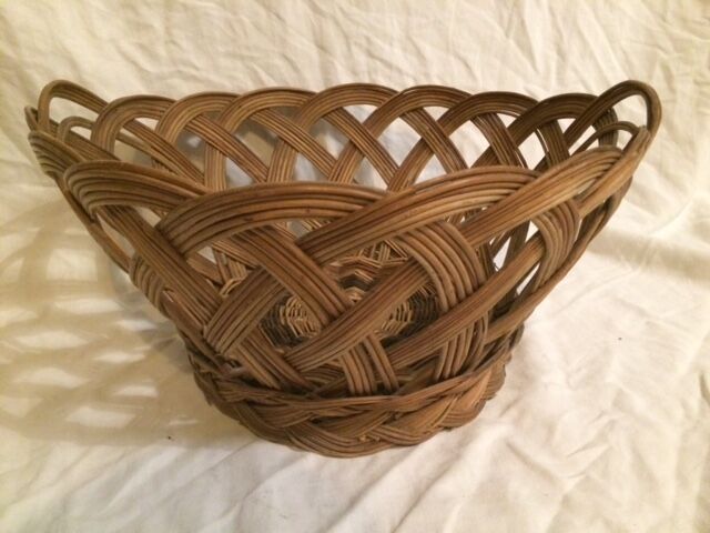 Vintage wicker basket