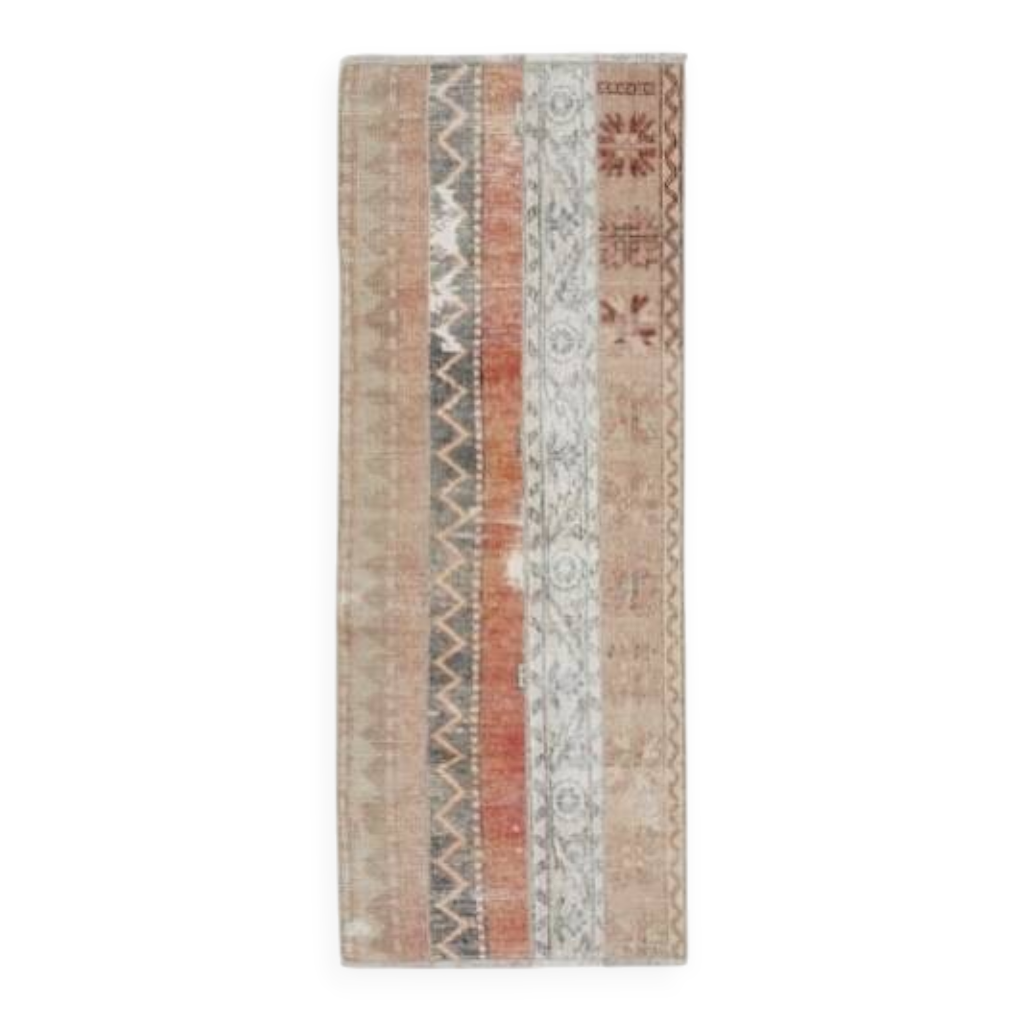 2x5 Soft Pastel Vintage Runner Rug, 61x168Cm