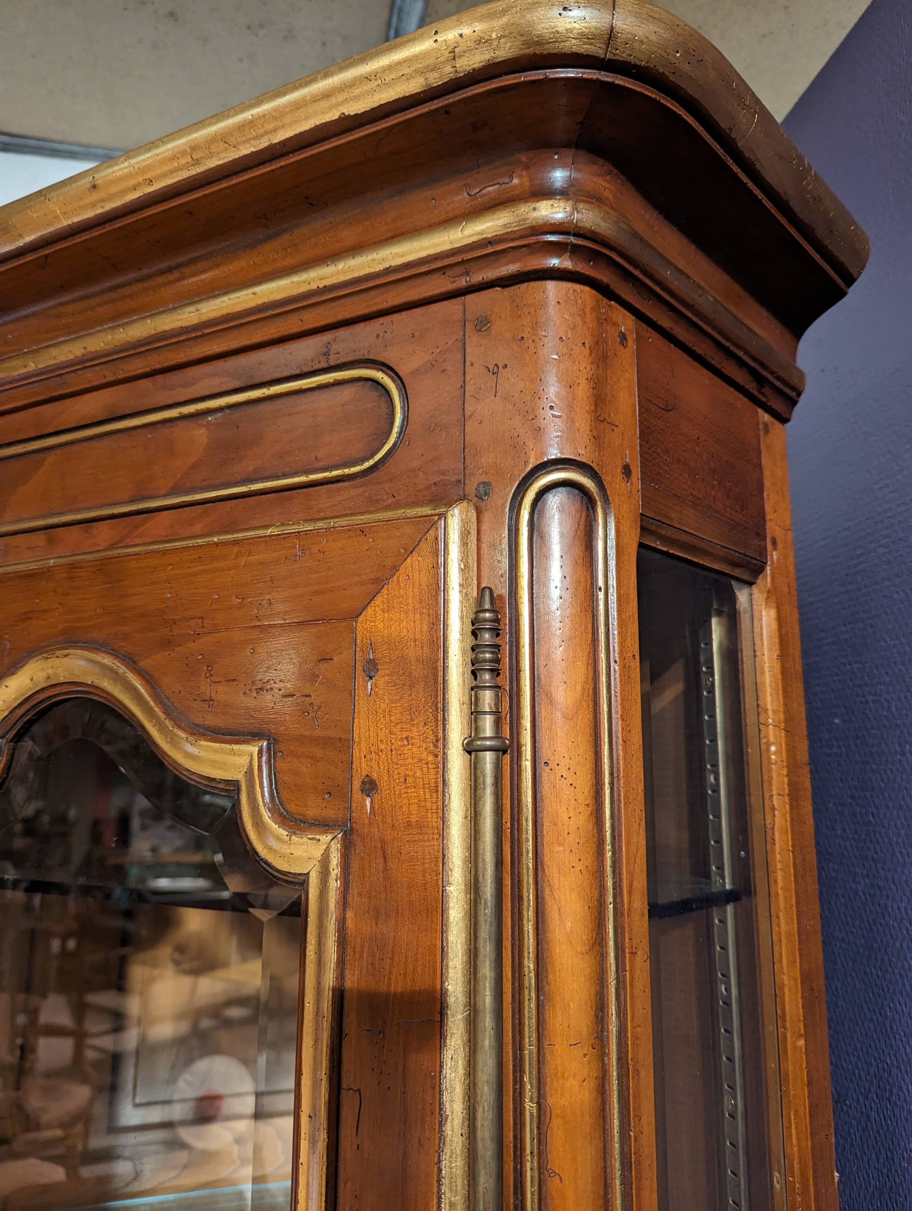 Encoignure louis XV bois doré