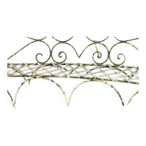Banquette antique en fer forgé XIXème-XXème