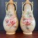 Pair of Art Nouveau vases by Robert Hanke in porcelain.