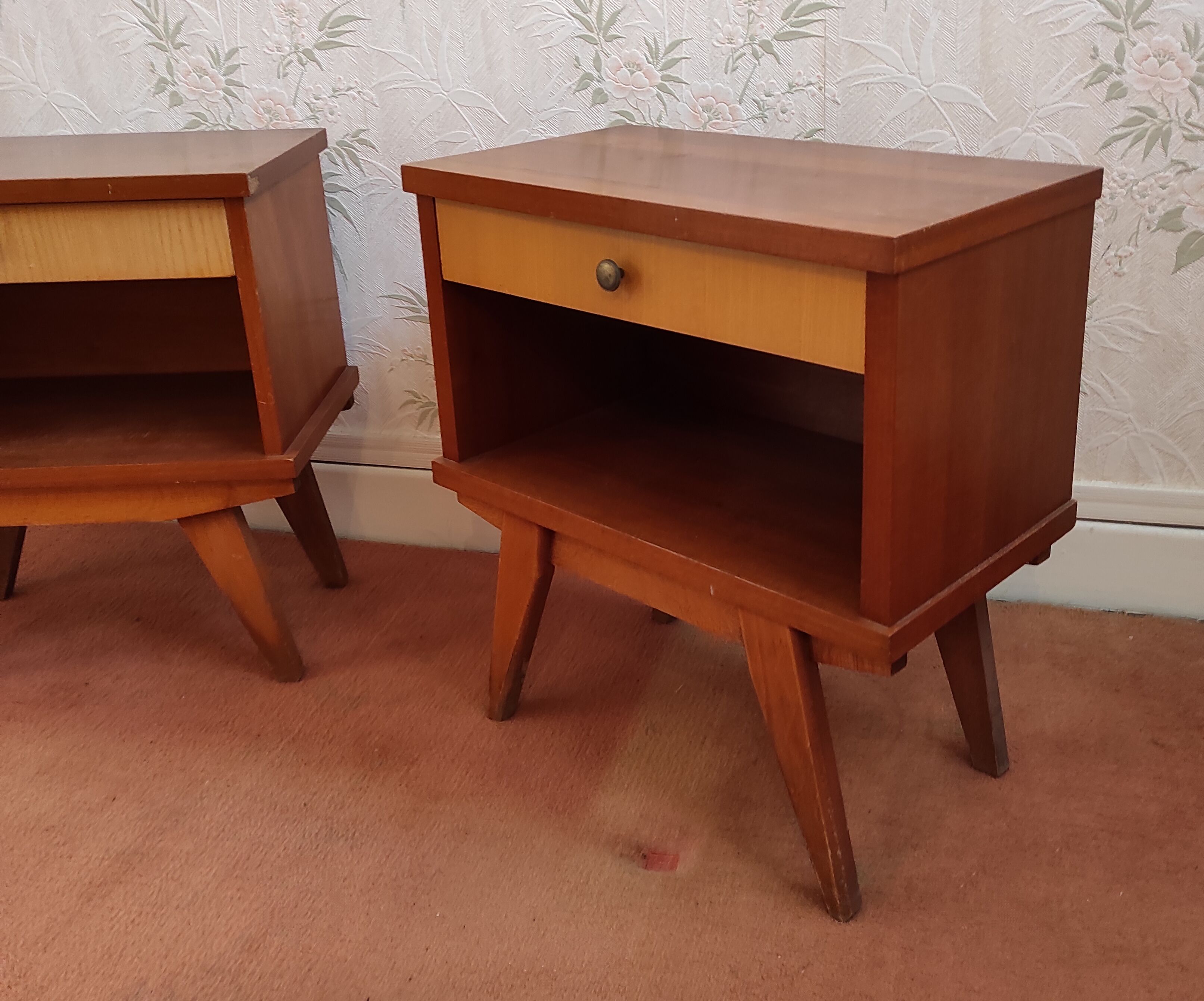 2 Bedside tables Scandinavian style