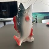 Colorful fish vase