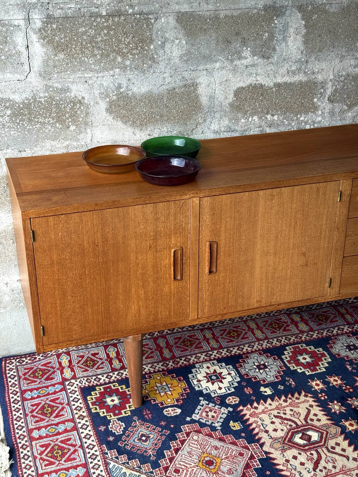 Enfilade scandinave vintage en teck, 1970