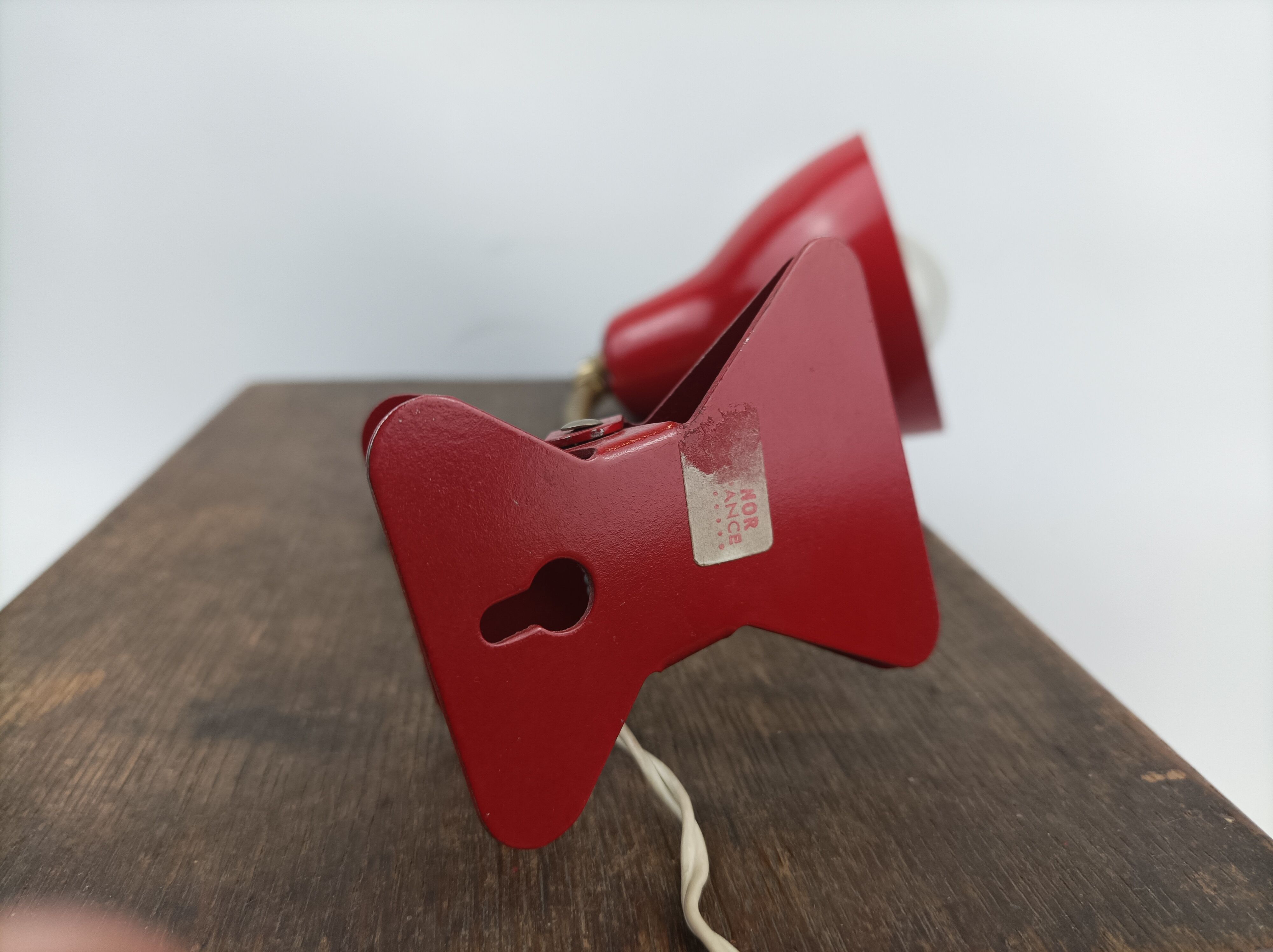 Bedside desk lamp " aluminor " year 60