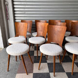 Set of 14 Baumann bistro chairs