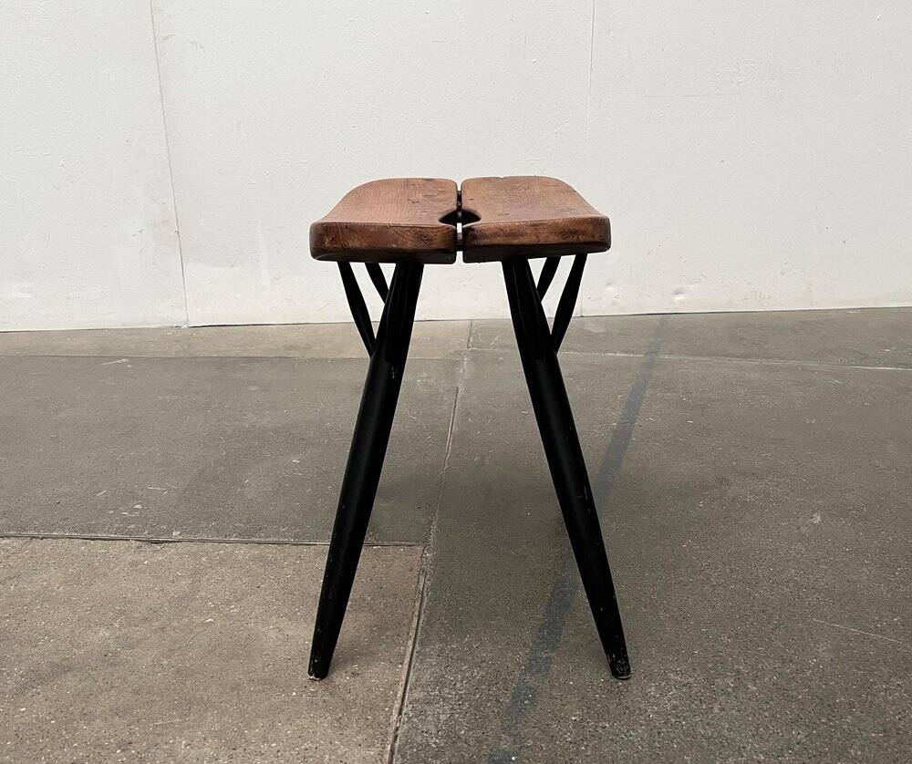 Pirkka stool mid-century by Ilmari Tapiovaara for Laukaan Puu