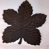 Dessous de plat feuille d'automne
