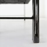 Rare brutalist Brazilian stone coffee table by Pia Manu, ca. 1960