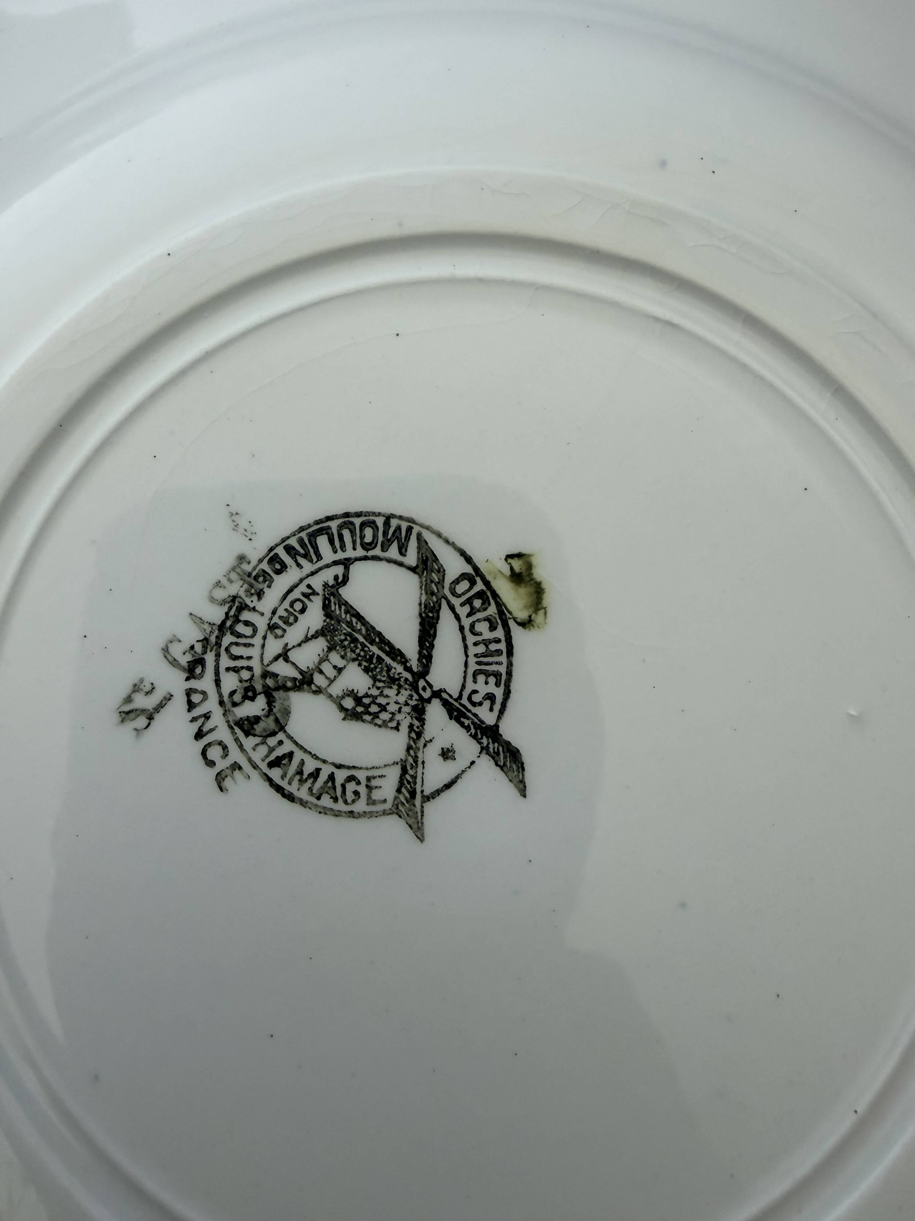 3 vintage deep plates from Moulin des Loups and Hamage St Gast 220525