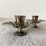 Vintage silver candlesticks