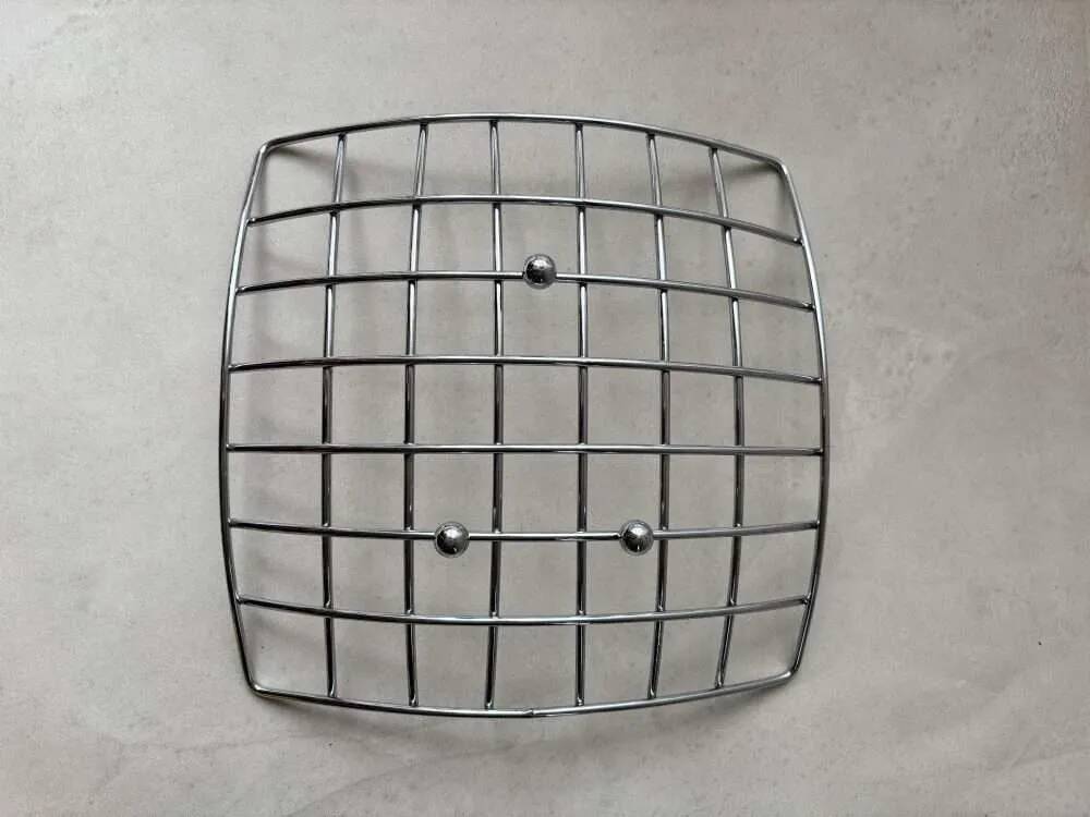 Memphis fruit bowl in chrome steel from the 1980s.