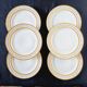 Ensemble de 6 assiettes à dessert ou à hors-d'œuvre en porcelaine fine de L