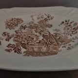 Crown Devon Staffordshire English earthenware square dish